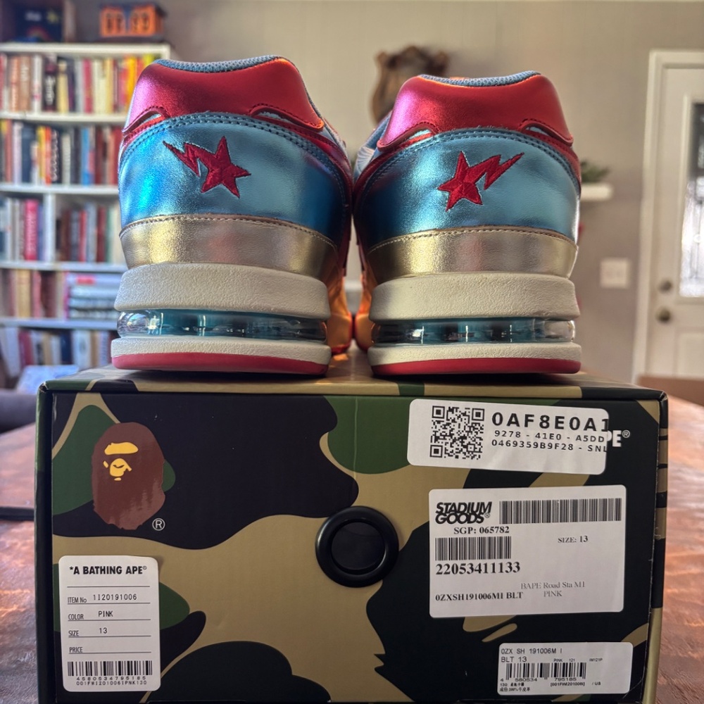 Metallic BAPE Bathing Ape STAs mens 13 - Picture 5 of 12